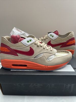 CLOT x Nike Air Max 1 Kiss of Death 2021 Men's Size 11.5 DD1870-100 *IN HAND*