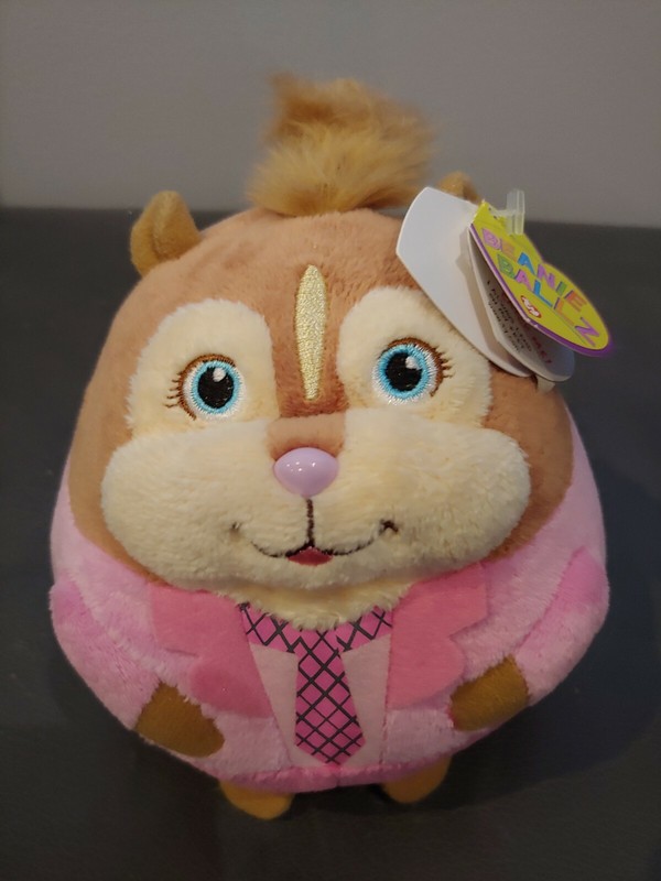 BEANIE BALLZ - "ALVIN & THE CHIPMUNKS" - BRITTANY CHIPMUNK - 4.5 INCHES - NWT