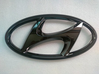 front radiator grille H emblem (Dark Chrome) fit 2022 2023 2024 Hyundai Tucson