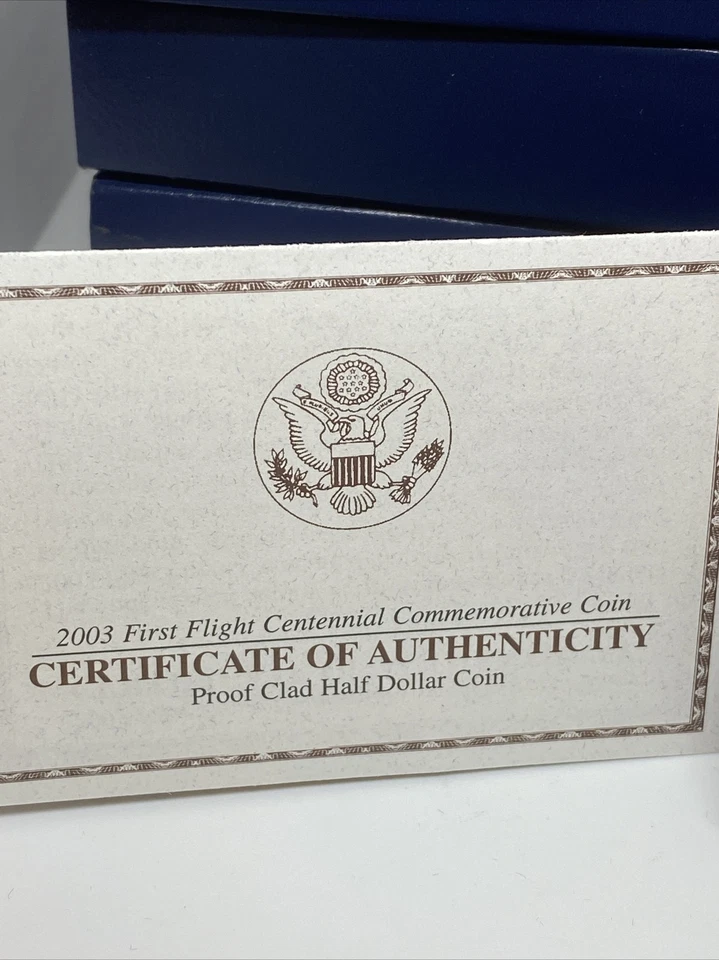 Lot of 4 -  2003 First Flight Centennial Commemorative Coin(s) w/COA Clad Proof - Image 3 of 4