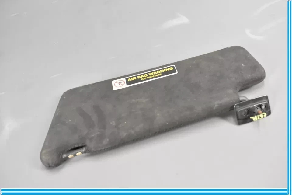 03-12 Mercedes R230 SL600 SL500 SL63 AMG Right Side Sun Visor Shade Black OEM - Image 2 of 4