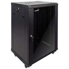 NavePoint Performance Series 15U 450mm Networking Cabinet - Black