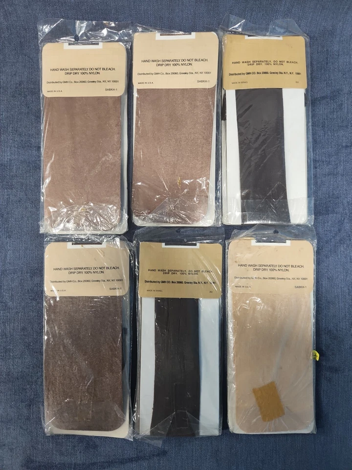 6 Sabra 及膝高无装订双针织强化脚趾长袜全新 8.5-11 u-1E — 第 2/2 张图片