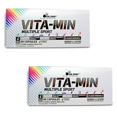 Olimp Vita-Min Multiple Sport 2 x 60 Kapseln Mineralien Multivitamin Komplex