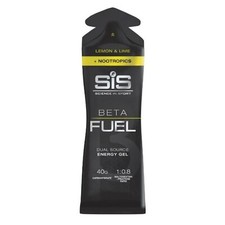 SiS Beta Fuel Energy Gel + Nootropics - 1x 60ml - Apple / Lemon & Lime 40g Carb