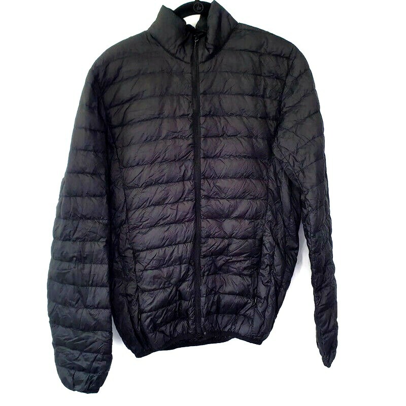Forever 21 Men XS Hooded Black Down 