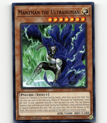 Yugioh Mantman the Ultrahuman - Rage of the Abyss | eBay