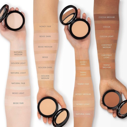 Award-Winning Tawny Medium Powder Foundation - Buildable, Semi-Matte Coverage - Picture 6 of 11