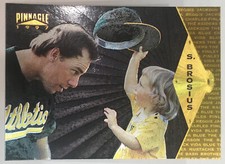 1997 Pinnacle Museum Collection - Scott Brosius - #94 - Oakland Athletics - NrMt
