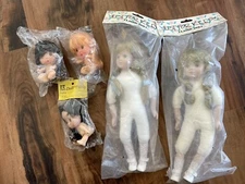 Craft Dolls Just For  Keeps 13” and Yaley Doll 5 Dolls BDB 1001-007. N0. 8003