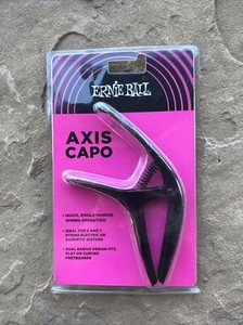 Ernie Ball AXIS CAPO Universal Acoustic & Electric Guitars 9600 BLACK NIP