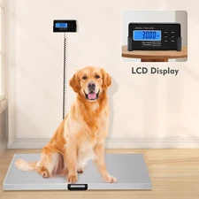 440lb Digital Livestock Vet Scale Hog Pet Dog Sheep Goat Scale Power Pet Dog New