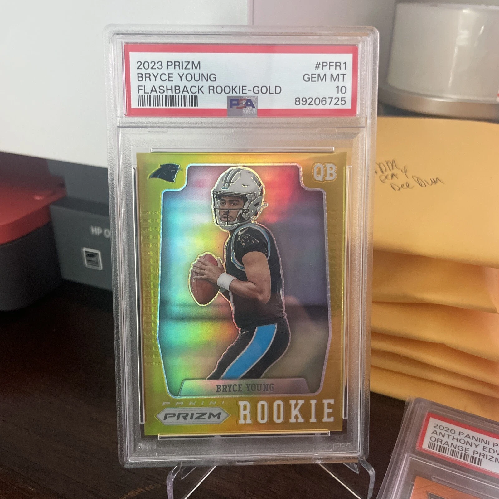 Bryce Young Panini Prizm Prizm Flashback Rookie #PFR1 Gold
