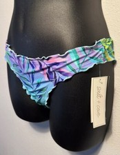Salt  Cove Bikini Tropical leaf Bottom Sz XS
