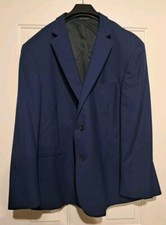 Mens Vera Wang Black Label Sport Coat 50R Super 120s Fine Worsted Wool 2476861