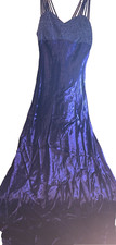 Vintage All That Jazz Strappy Prom Dress Purple 9/10