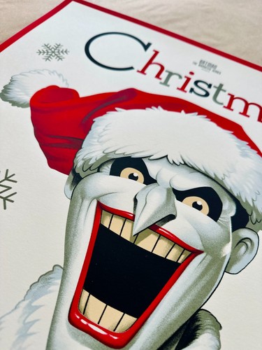 CHRISTMAS WITH THE JOKER Batman MONDO Art Print Poster Phantom City Creative PCC - Picture 3 of 3