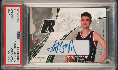 2002-03 SPx - SPx Rookie Level 1 Yao Ming #132 /999 (AU, MEM, RC 