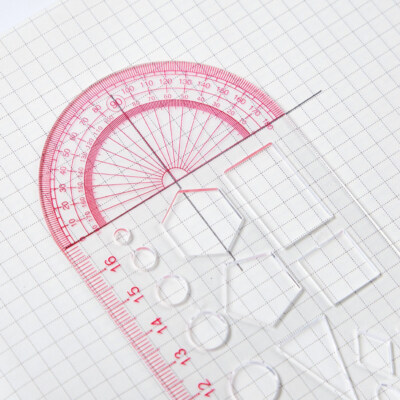 Multi functional ruler for primary and secondary school students