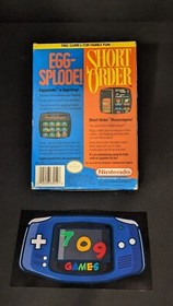 Short Order & Egg-Splode  (Nintendo Entertainment System) NES CIB COMPLETE