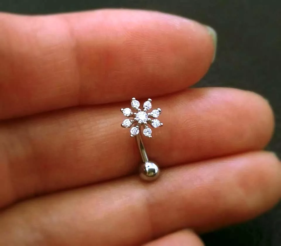 Flower sale belly ring