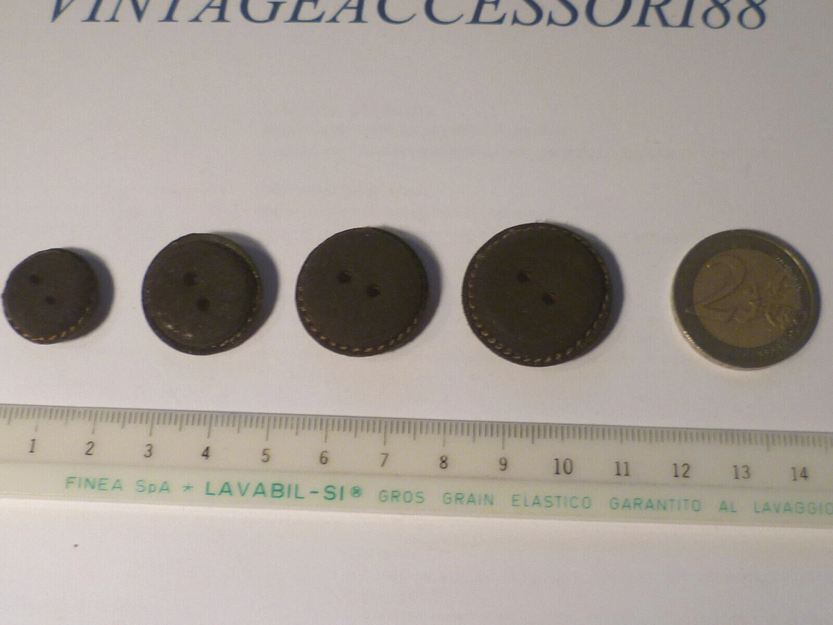 NICENEEDED 30 Pz Bottoni Rivestiti In Pelle PU, Bottoni Rotondi Bianchi Da 20 Mm, Bottone Con Gambo In Metallo In Finta Pelle Per Forniture Per Cucire - 10
