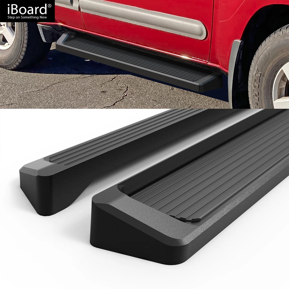 Running Board Side Bar 6in Aluminum Black Fit Nissan Xterra 05-15 - Изображение 2 из 4