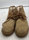 UGG Unisex Kids Neumel II Brown Leather Lace Up Ankle Chukka Boots Size US 4 — photo 1