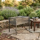 Tourist BBQ Grill 8 Skewers 0.8mm Steel Portable 58x35x40cm 3.5kg