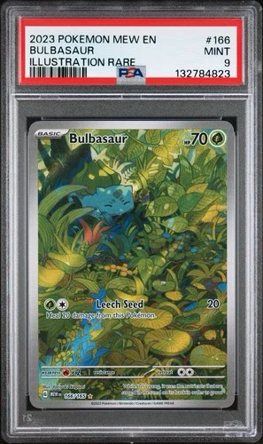 PSA 9 - Bulbasaur 166/165 Sv: Scarlet & Violet 151 Holo