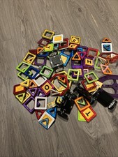Job Lot Magformers Magnetic building tiles over 150 pieces
