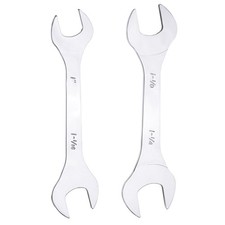 2pcs Clé à double extrémité fine 1" 1-1/16" 1-1/8" 1-1/4" SAE en U pour Spanner
