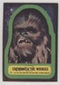 1977 Star Wars Stickers Chewbacca the Wookiee #4 0as