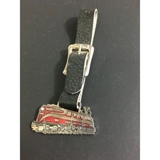 Vintage Enameled Pennsylvania Railroad Train Watch Fob Collectible PRR