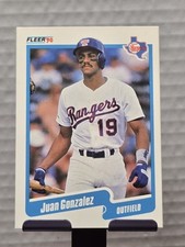 1990 JUAN GONZALEZ Fleer #297 MINT!!! (RC)
