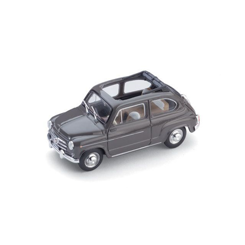 Modèle Réduit Fiat 600 D Fanalone 1965 Blanc - Échelle 1:43 Brumm (BM0349-01) - Neuf