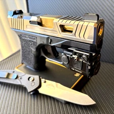 Zaffiri Glock 26 Gen 3 Slide & Barrel RMR Cut Complete G26 Upper + FREE KNIFE