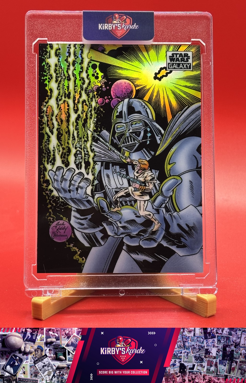 2021 Topps Chrome Star Wars Galaxy #23 Larger than Life Refractor