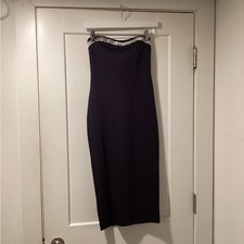 NWT Derek Heart Size S Embellished Strapless Midi Dress