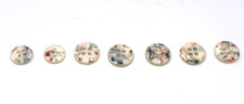 ROUND FOUR HOLE MOTTLED FLAT BUTTON BLAZER COAT SPECKLED POLKA DOT JAWBREAKERS