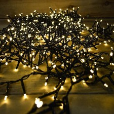 Image of Premier Decorations 750 Multi Action TreeBrights LED Lights Timer Warm White New