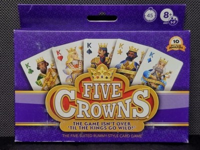 Five Crowns Rummy Style Card Game by SET - Winner of 10 Best Game Awards NEW