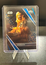 Topps Chrome Black Star Wars Chewbacca 94 Serial Numbered 60/75