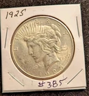 1925-P PEACE SILVER DOLLAR $1 Coin ~ 90% Silver