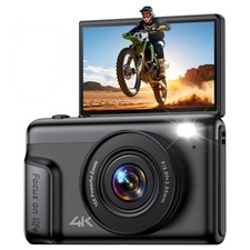 SIIOOE DCV6 Digitalkamera 64MP 4K Vlog Kamera 16x Zoom 3 Zoll USB-C