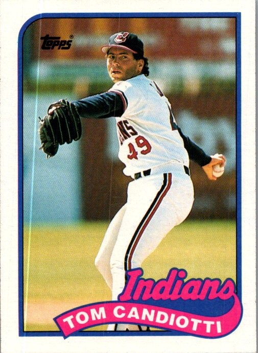 1989 Topps #599 Tom Candiotti