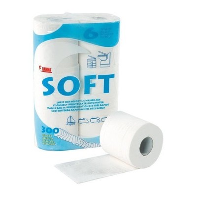 6 Rollen Toilettenpapier Chemikalie Fiamma Soft Toilet Potti Camper Wohnmobil