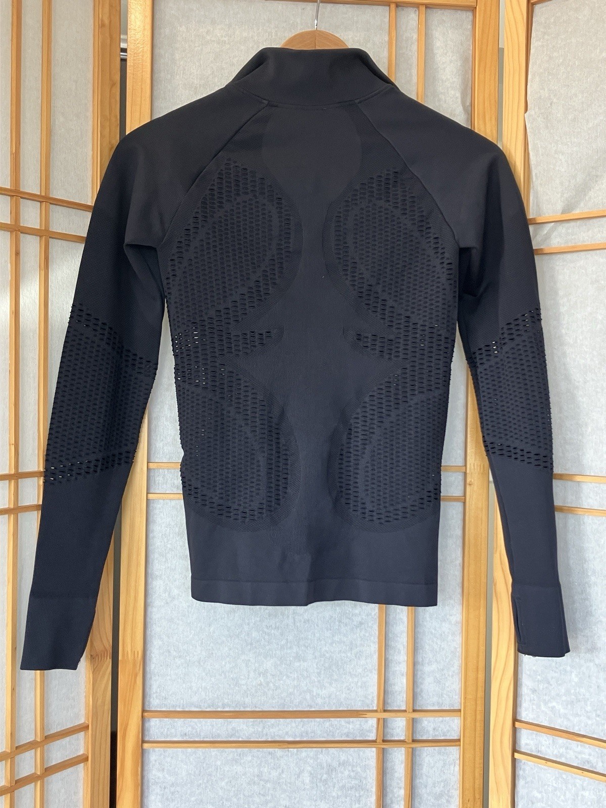 Fabletics Black Compression Fitted Full Zip Athle… - image 5