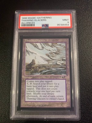 MTG Magic the Gathering Alliances Thawing Glaciers PSA MINT 9