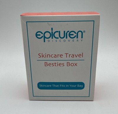 Epicuren Discovery Travel Besties Box ~ Cleanser Toner Glow Cream ~ Travel Size